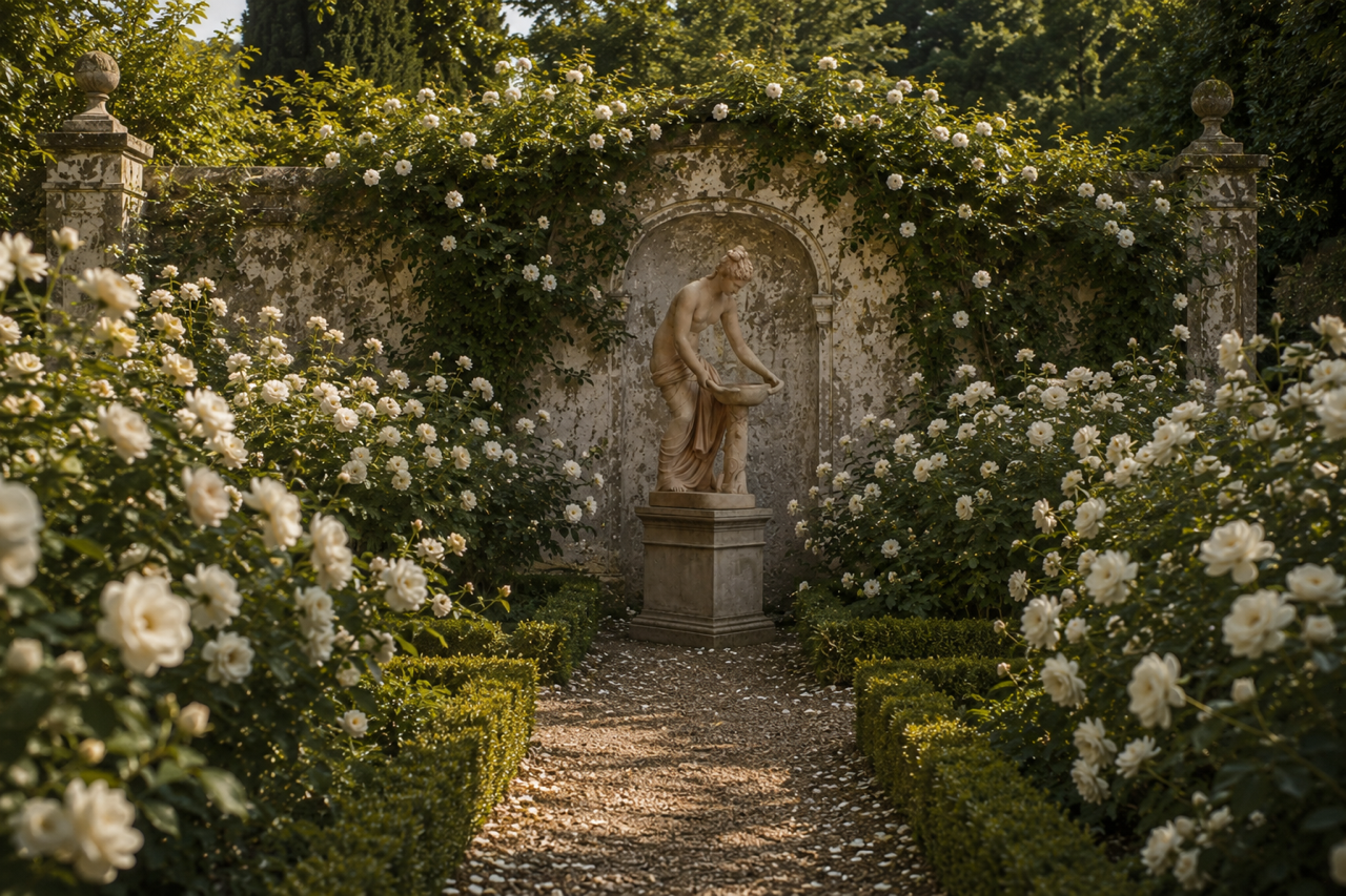 Wonderful Early 20th Century Italian Manifattura di Signa Terracotta Garden Statue